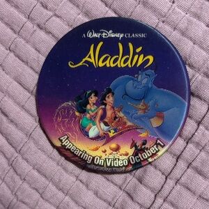Vintage Disney Aladdin Purple and Blue Collectible Pin